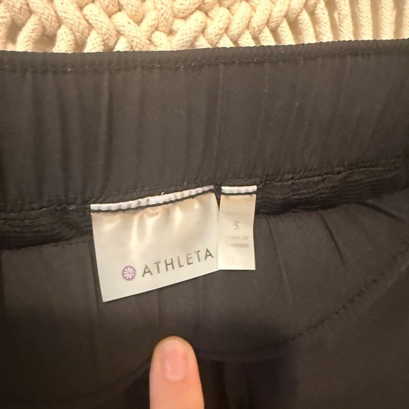 Athleta Black Skirt with Built-In Bike Shorts Small – Elastic Waist Activewear - Picture 2 of 2